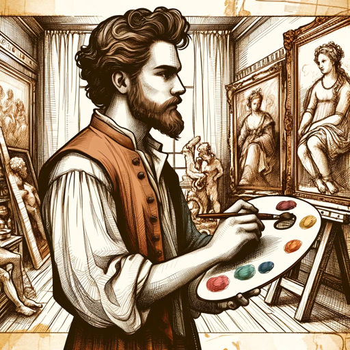 Maestro Vittorio - GPTs Paint with Maestro Vittorio, learn about Sistine Chapel, mix paints, explore latest masterpiece and explore his art inspirations.