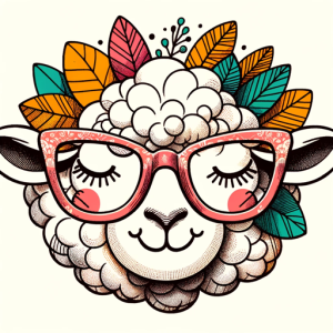 Sketchy Sheep - GPTs Draw various sheep illustrations with glasses.