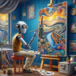 AI art bot image maker - GPTs The product is an AI art bot image maker where users can generate images using prompts.